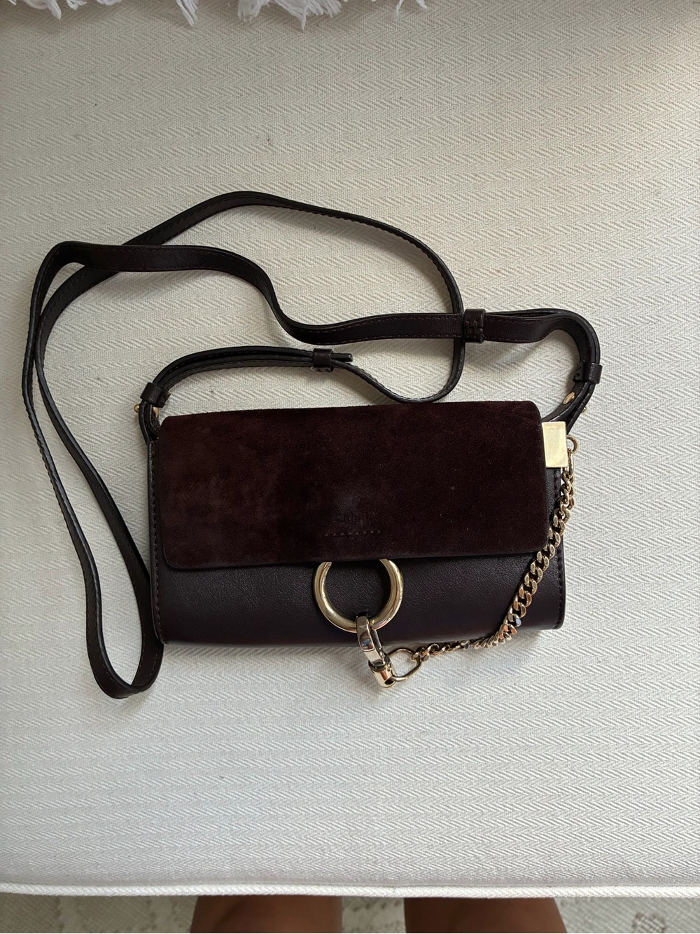 Chloe Mini Faye Wallet on Strap